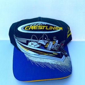 Vintage NOS AOP Team Crestliner Hat